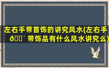 左右手带首饰的讲究风水(左右手 🌴 带饰品有什么风水讲究么)